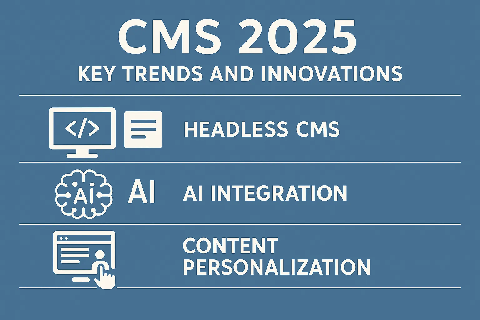Trendy CMS 2025